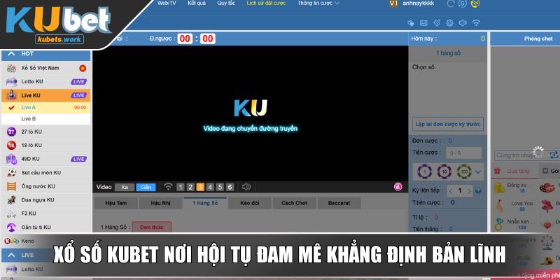Xổ số KUBET nơi hội tụ đam mê khẳng định bản lĩnh